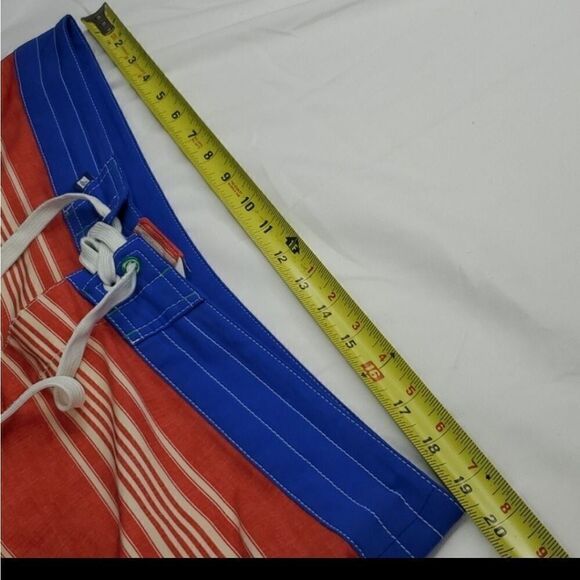 38 SPERRY STRIPED BOARD SWIM SURF TRUNKS SHORTS - Picture 2 of 12